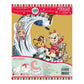 Sledging Puppies Pendulum 3 D Pop Up Christmas Card Decoration 39 x 21 x 17cm Santoro