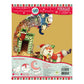 Hurry Down The Chimney Pendulum  3 D Pop Up Christmas Card Decoration 39 x 21 x 17cm Santoro