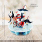 Ice-Skating Penguins - 3D Pop Up Pirouettes Christmas Card  14 x 17 x 14cm