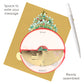 Christmas Tree - 3D Pop Up Pirouettes Christmas Card  15 x 17 x 14cm
