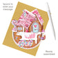 Gingerbread House - 3D Pop Up Pirouettes Christmas Card  16 x 17 x 14cm