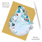 Winter Wonderland - 3D Pop Up Pirouettes Christmas Card  17 x 17 x 14cm