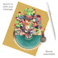 Santa's Workshop  - 3D Pop Up Pirouettes Christmas Card  18 x 17 x 14cm