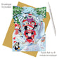 Sledging Penguins - 14.5 x 19.5 x 12cm - 3 D Pop Up Swing Christmas Card Santoro