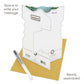 Sledging Penguins - 14.5 x 19.5 x 12cm - 3 D Pop Up Swing Christmas Card Santoro