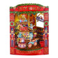 Christmas Toy Shop  -14.5 x 19.5 x 12cm - 3 D Pop Up Swing Christmas Card Santoro