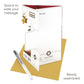 Christmas Tree 14.5 x 19.5 x 12cm - 3 D Pop Up Swing Christmas Card Santoro