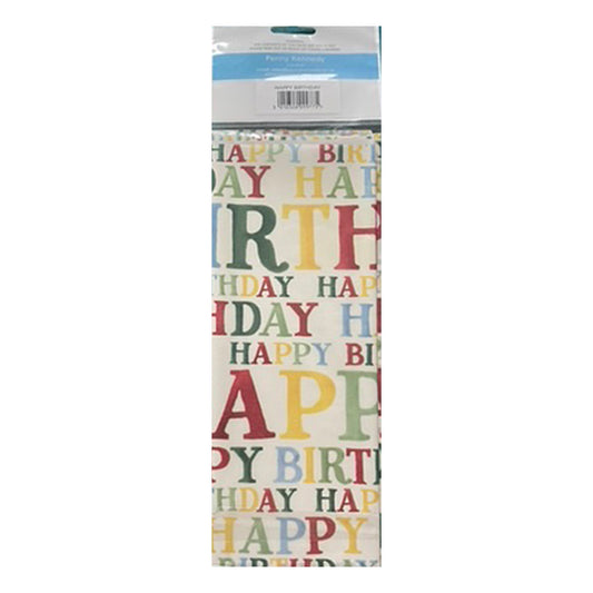 Emma Bridgewater Happy Birthday Tissue Wrapping Paper 4 sheets 50 x 70 cm