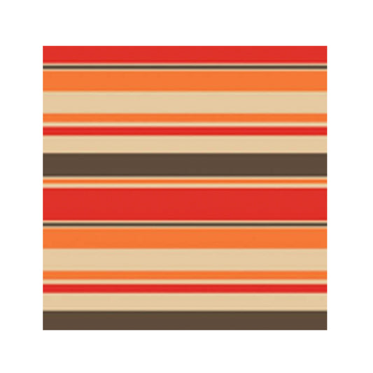 Spice Stripe Orange Red Tissue Paper 5 Sheets of 20 x 30" Satinwrap Tissue Wrapping Paper