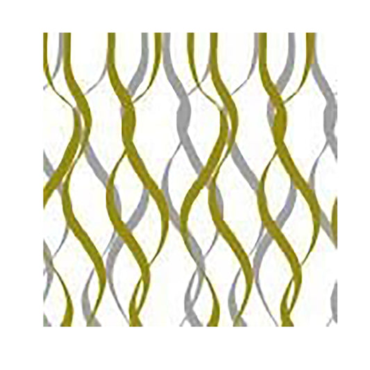 Metallic Ribbons Tissue Paper 5 Sheets of 20 x 30" Satinwrap Tissue Wrapping Paper