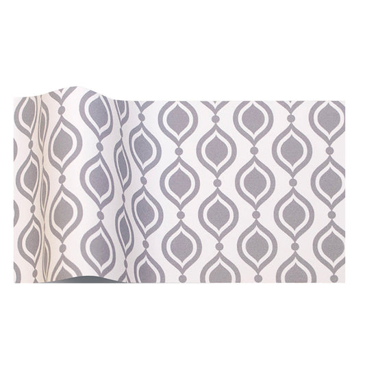 Vidilai Silver Patterned Tissue Paper 5 Sheets of 20 x 30" Satinwrap Tissue Wrapping Paper