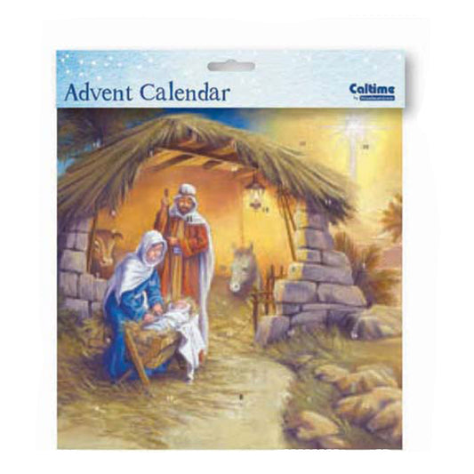 Around the Manger Religious Caltime Advent Calendar 23 x 23 cm