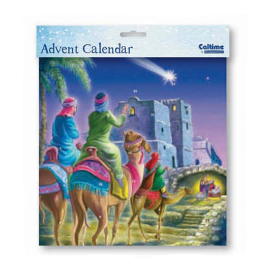 We Three Kings Nativity Religious Caltime Advent Calendar 23 x 23 cm