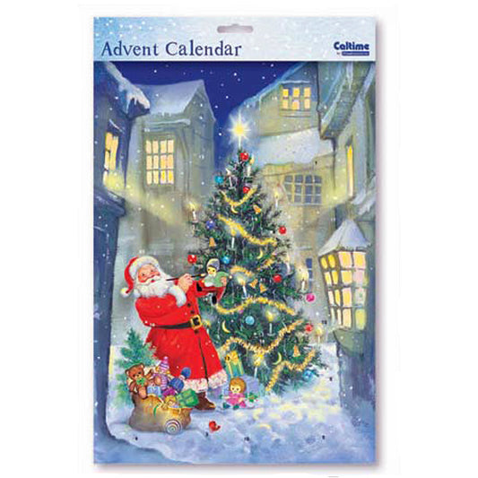 Santa's Toys Caltime Advent Calendar 24 x 35 cm