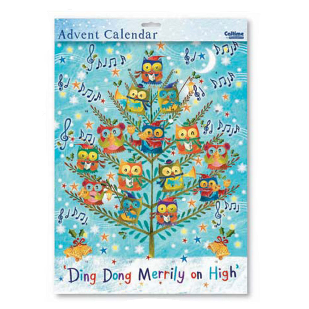 Ding Dong Merrily on High Caltime Advent Calendar 42 x 33 cm