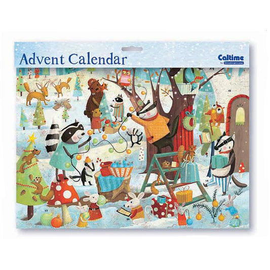 Ready to Party Animals Caltime Advent Calendar 24 x 35 cm