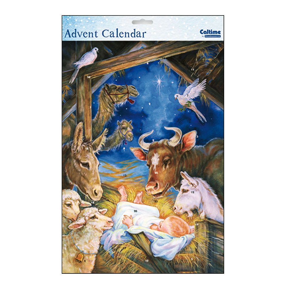 Baby Jesus Caltime Advent Calendar 24 x 35 cm