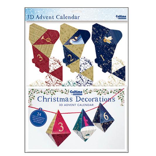 Christmas Decorations 24 to Build Caltime Advent Calendar