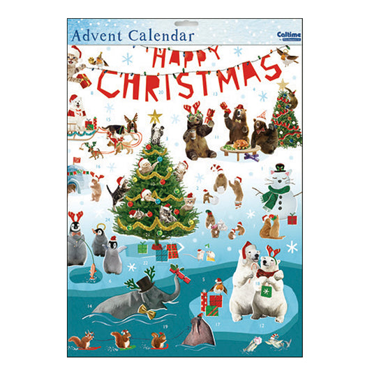 All Together Animals Caltime Advent Calendar 315 x 410 mm