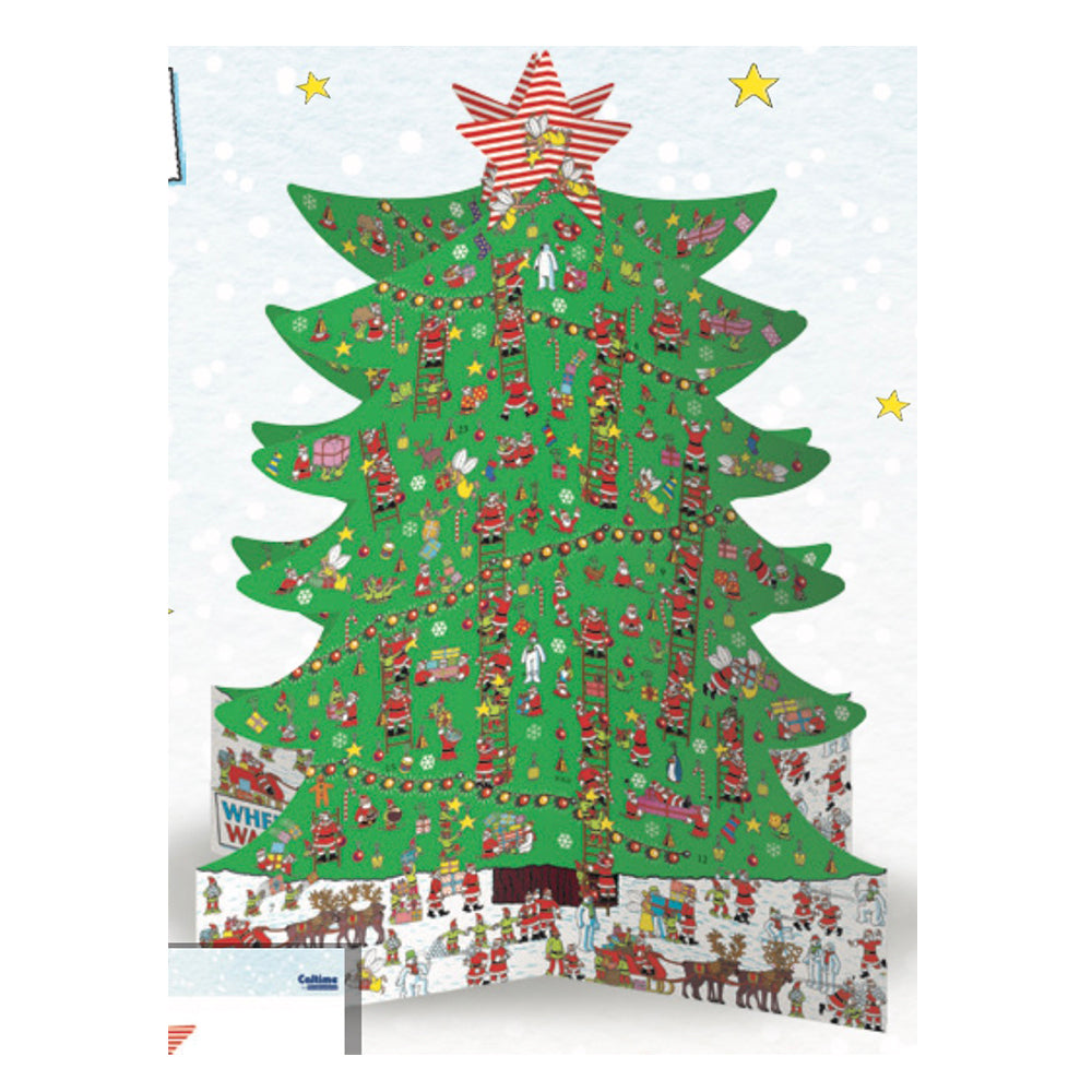 WALLY Christmas Wally 3 D Caltime Advent Calendar 315mm x 410mm x 315mm