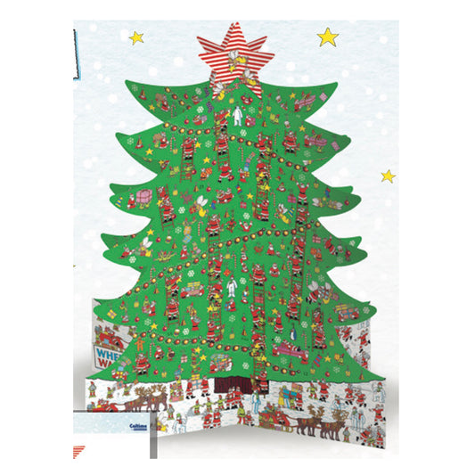 WALLY Christmas Wally 3 D Caltime Advent Calendar 315mm x 410mm x 315mm