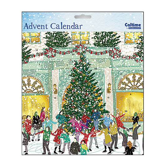 Christmas Tree Winter Flurry Caltime Advent Calendar 235 x 235mm