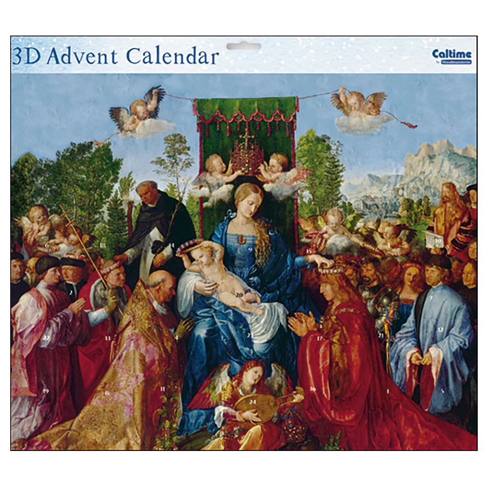 Madonna and Child Mother and Child Painting Religious Glitter 3 D Grand Caltime Advent Calendar 442 x 362mm