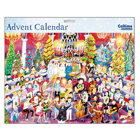 Orchestra X Mas Christmas Tree Caltime Advent Calendar 245 x 350mm