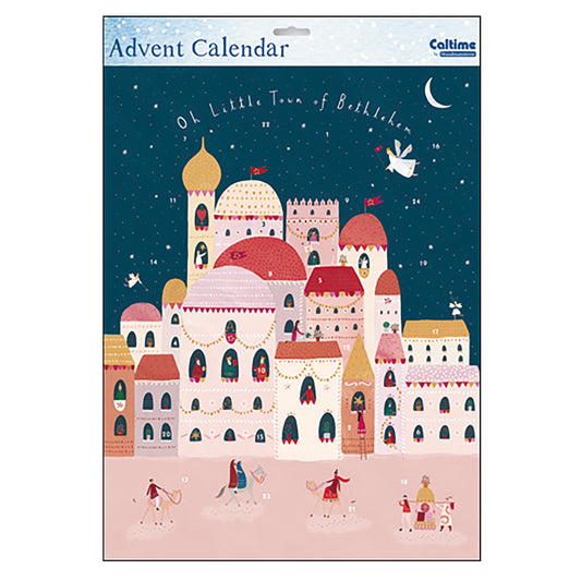 Oh Little Town of Bethlehem Caltime Advent Calendar 315mm x 410mm