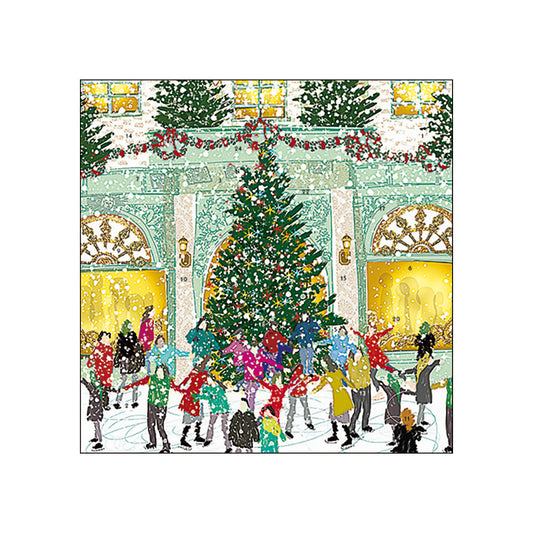 Winter Flurry Christmas Tree Caltime Advent Calendar 230 x 230mm