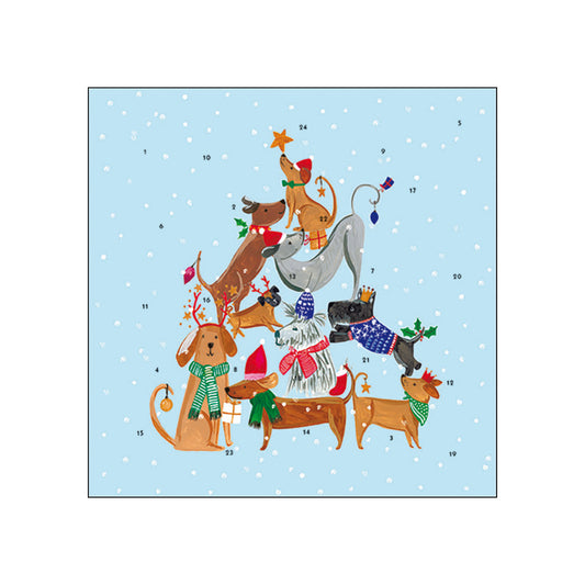 Tree-mendous Christmas Dogs Caltime Advent Calendar 230 x 230mm