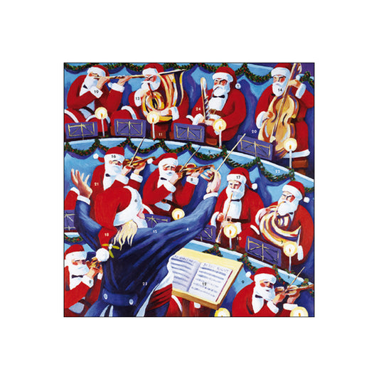 Xmas Orchestra Music Caltime Advent Calendar 230 x 230mm