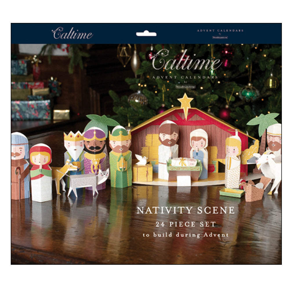 Nativity scene 24-piece set to build during Advent Caltime Advent Calendar