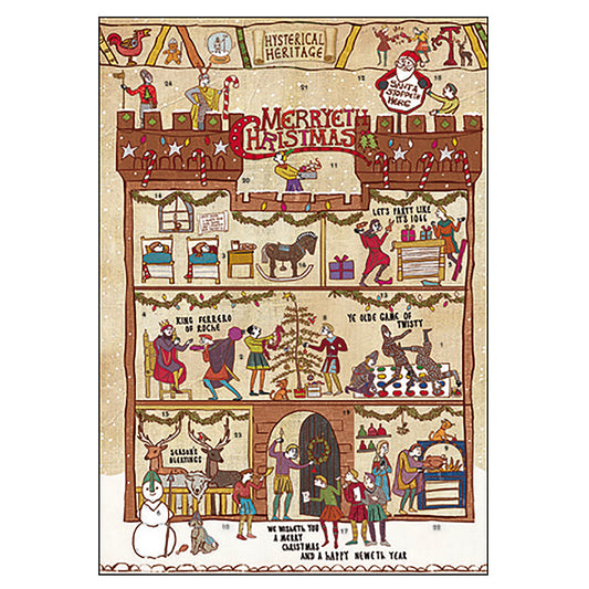 Hysterical Heritage History Caltime Advent Calendar 245 x 350mm