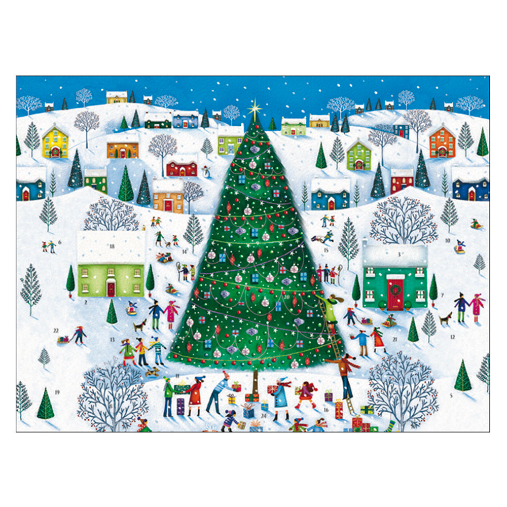 Round the Christmas Tree Grand Caltime Advent Calendar 442 x 362 mm