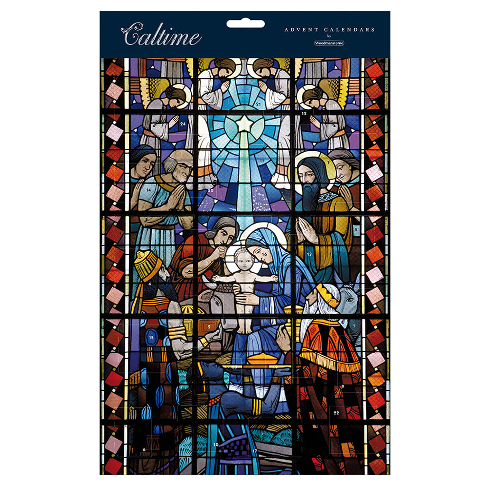 Stained Glass Window Caltime Advent Calendar 245 x 350mm