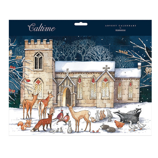 Church with Animals Caltime Advent Calendar 350 x 245mm