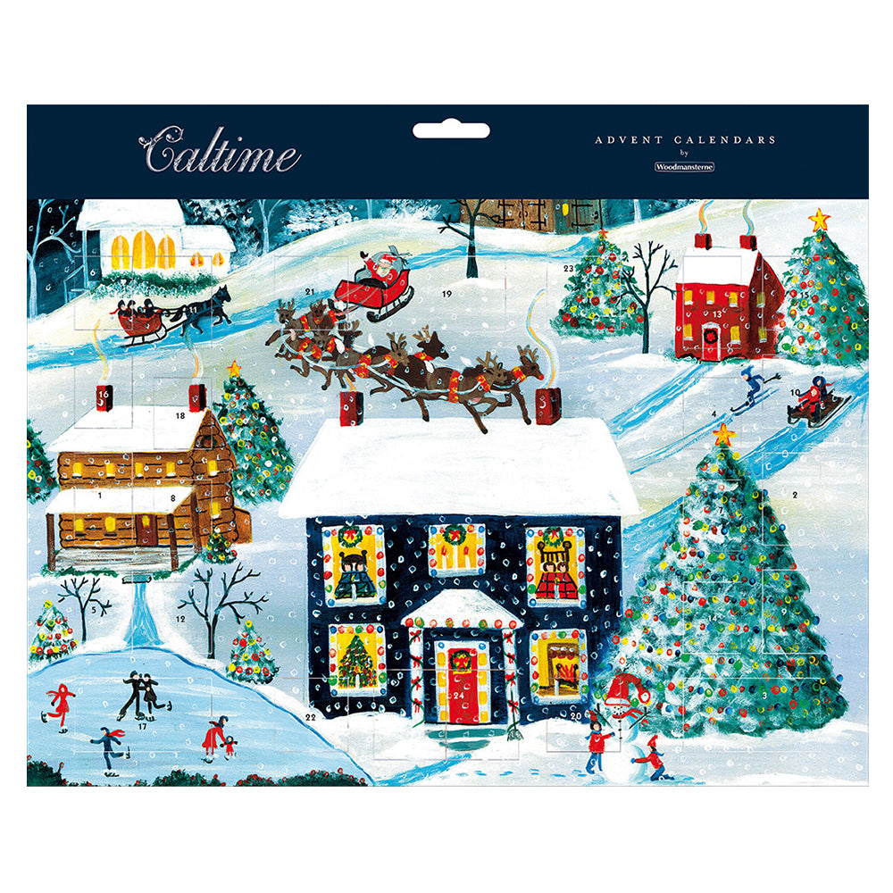 Christmas House Caltime Advent Calendar 350 x 245mm