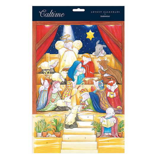 Nativity Humpreys Corner Caltime Advent Calendar 350 x 245mm