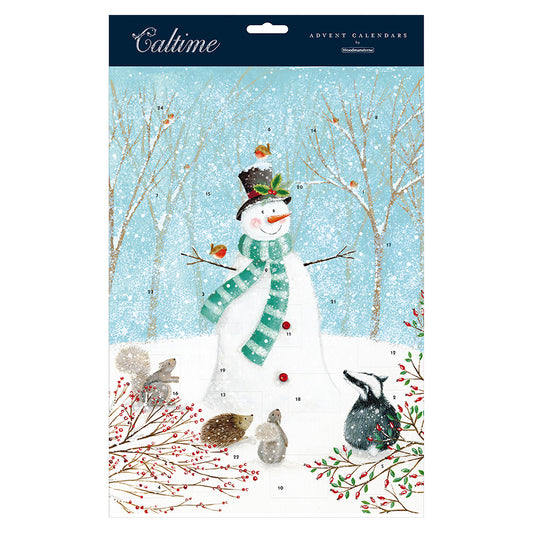 Snowman and Animals Caltime Advent Calendar 350 x 245mm