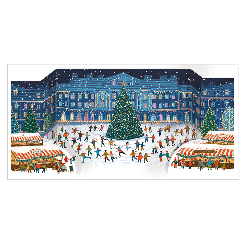 3 D Skating Somerset House 3 D skating Somerset House 358 x 245 mm Caltime Advent Calendar