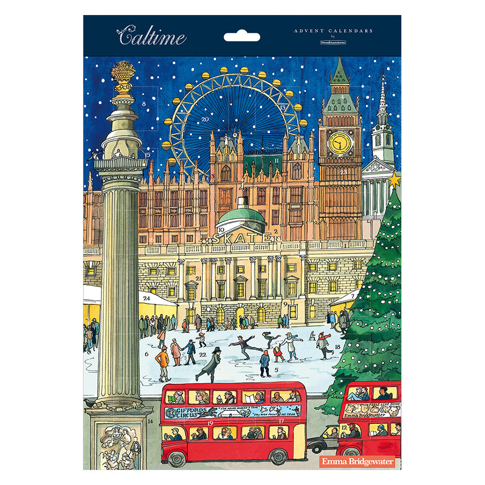 Emma Bridgewater London Ice Skating 315 x 410 mm Caltime Advent Calendar