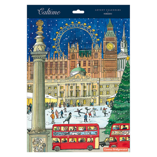 Emma Bridgewater London Ice Skating 315 x 410 mm Caltime Advent Calendar