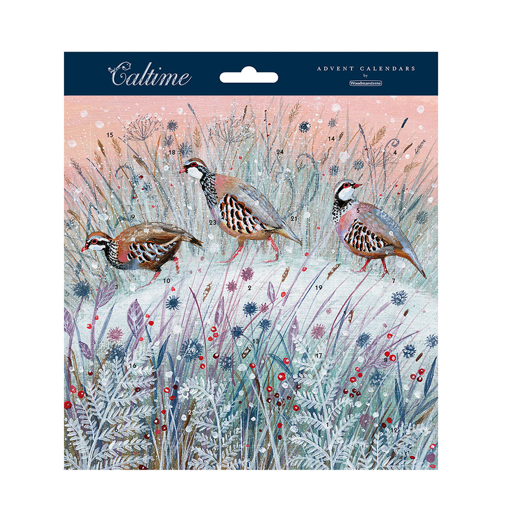 Partridge 213 x 213 mm Caltime Advent Calendar