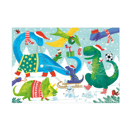 Dinosaurs 350 x 245 mm Caltime Advent Calendar