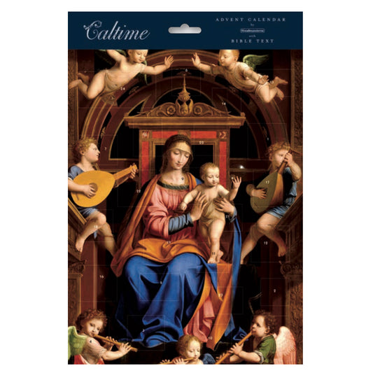 Madonna Angels Religious 245 x 325 mm Caltime Advent Calendar