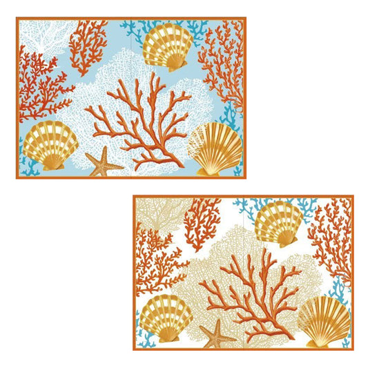 Palm Beach by Janine Moore Pack of 8 Notelets Notecards from Caspari