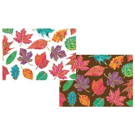 Jewelled Autumn Parvaneh Holloway Pack of 8 Notelets Notecards from Caspari