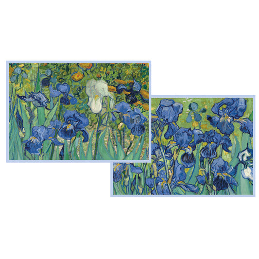 Van Gogh Irises The J Paul Getty Trust Notelets Pack of 8 Notelets Notecards from Caspari