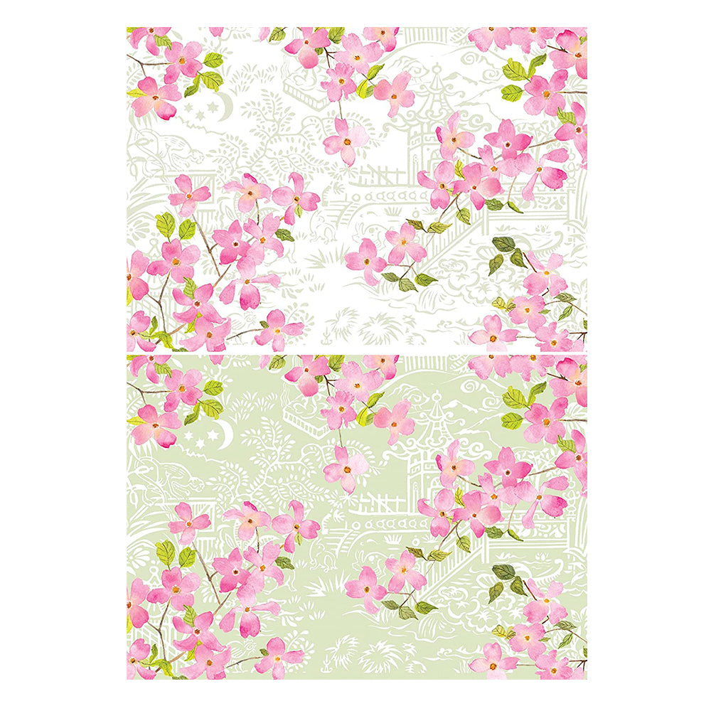 Blossoming Branches by Catherine Weisz Pack of 8 Notelets Notecards from Caspari